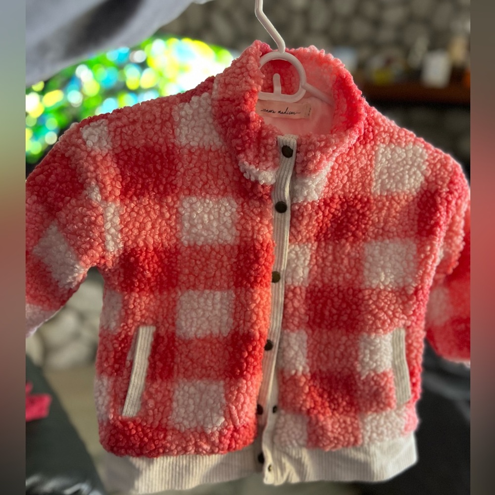 Nora Madison brand beautiful plaid jacket